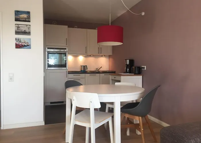 아파트 50-meter-bis-zum-strand-luetje-loge 티멘도르프스트랜드